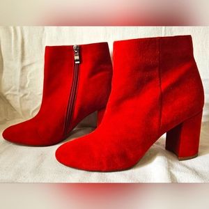 Town Shoes leather booties